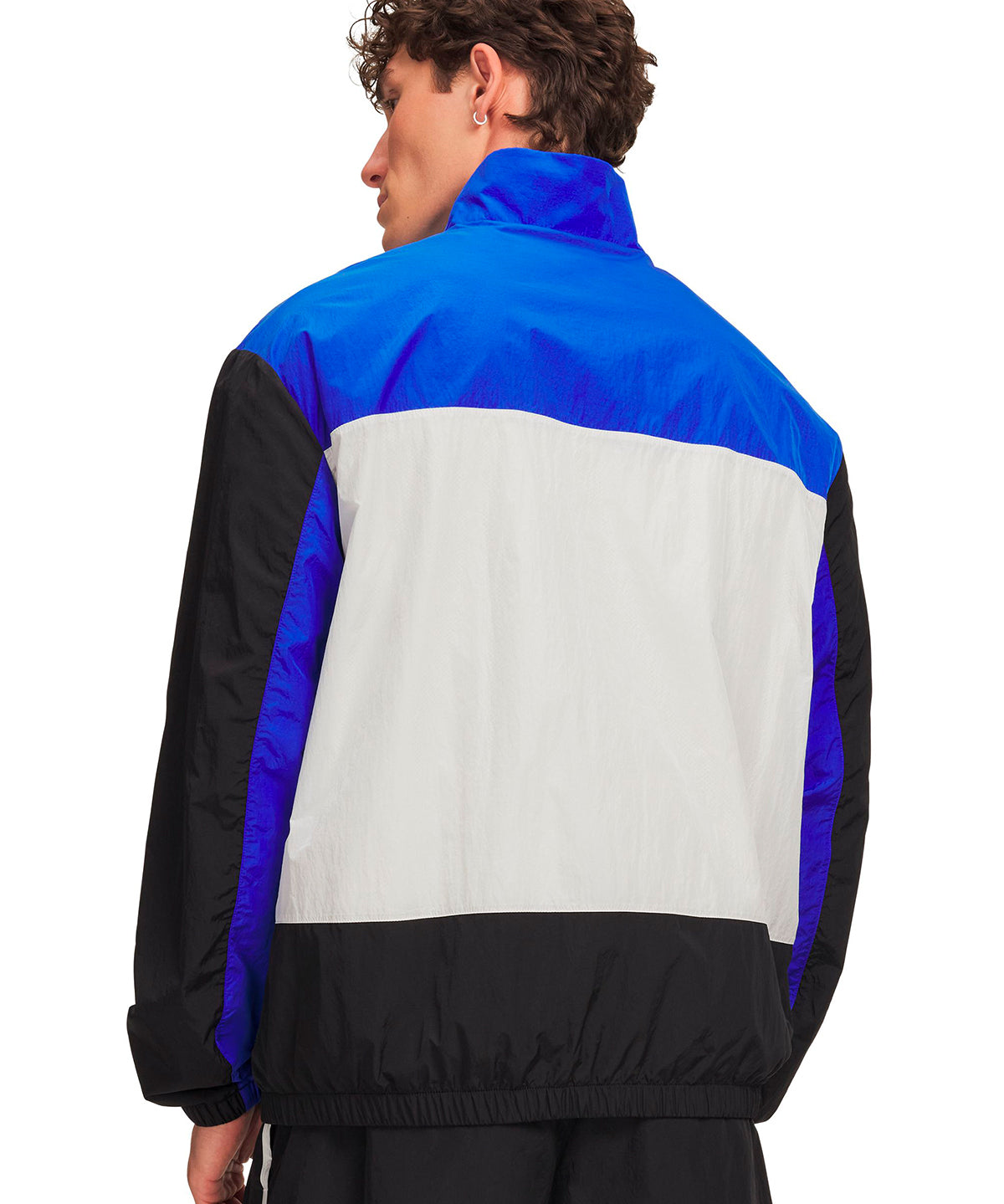 Poleron UA Icon Woven Track negro para hombre