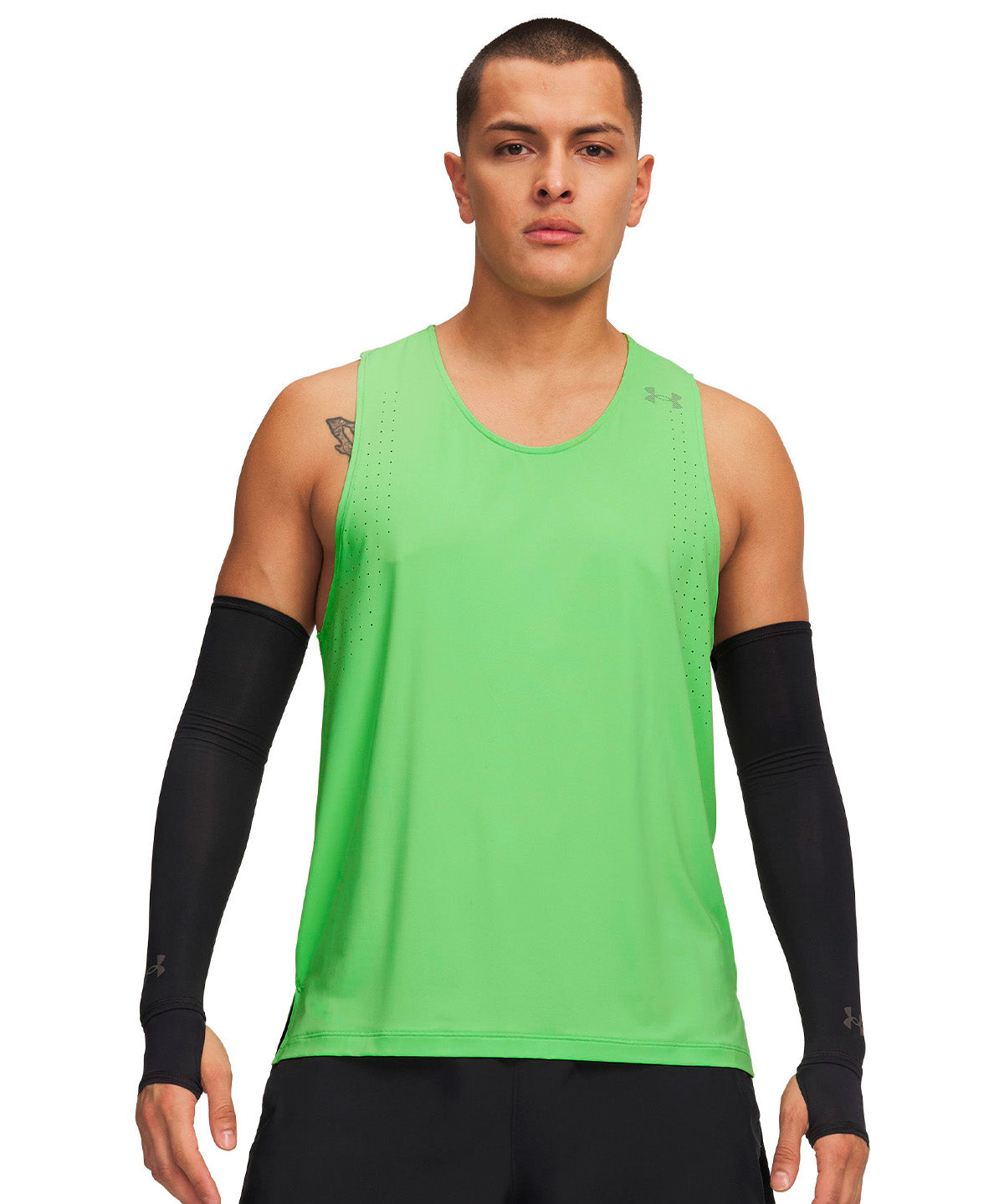 UA Velociti Pro Singlet verde para hombre
