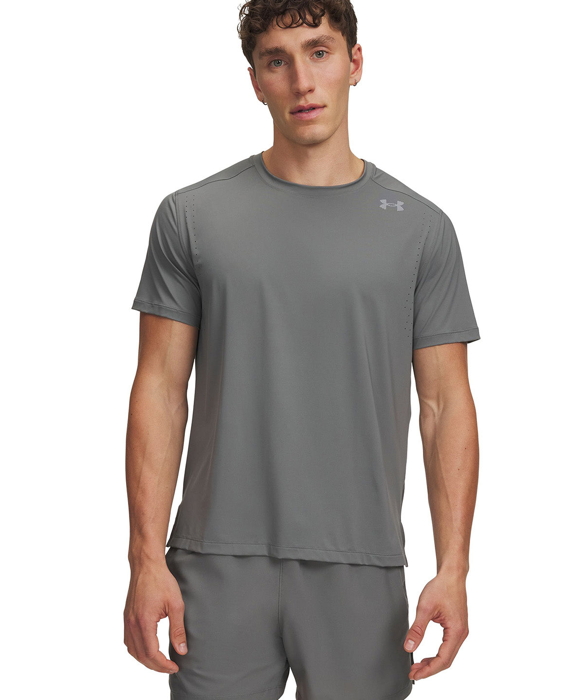 Polera manga corta UA Velociti Pro verde para hombre