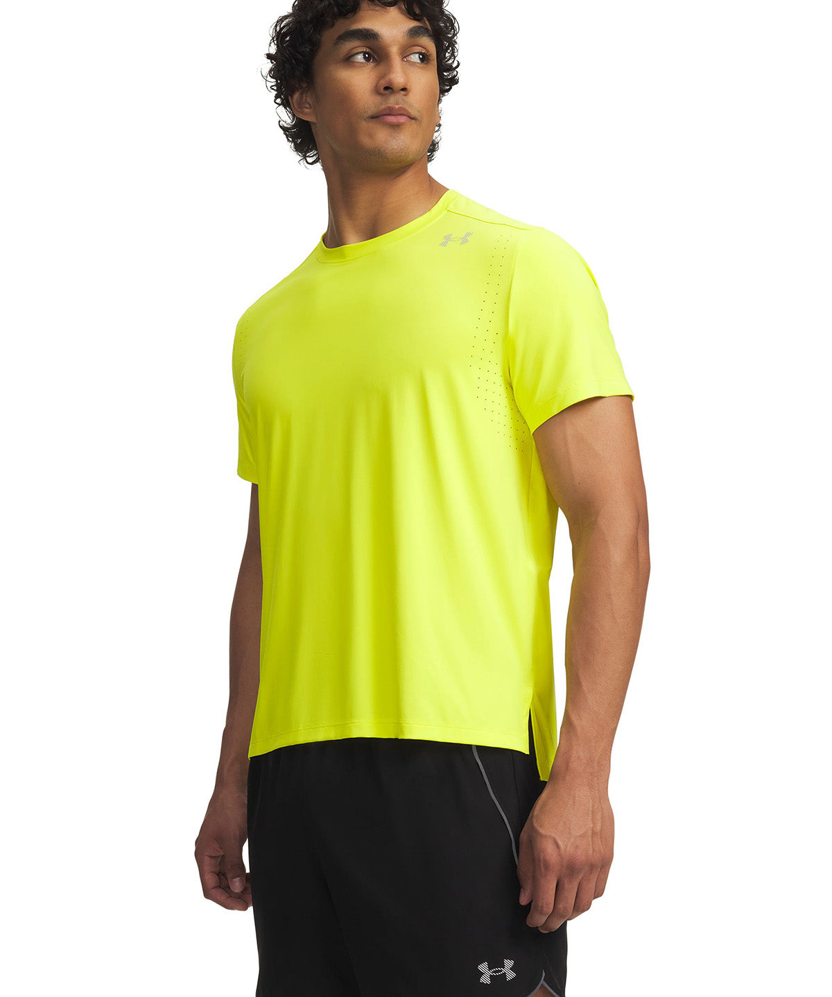 Polera manga corta UA Velociti Pro amarilla para hombre