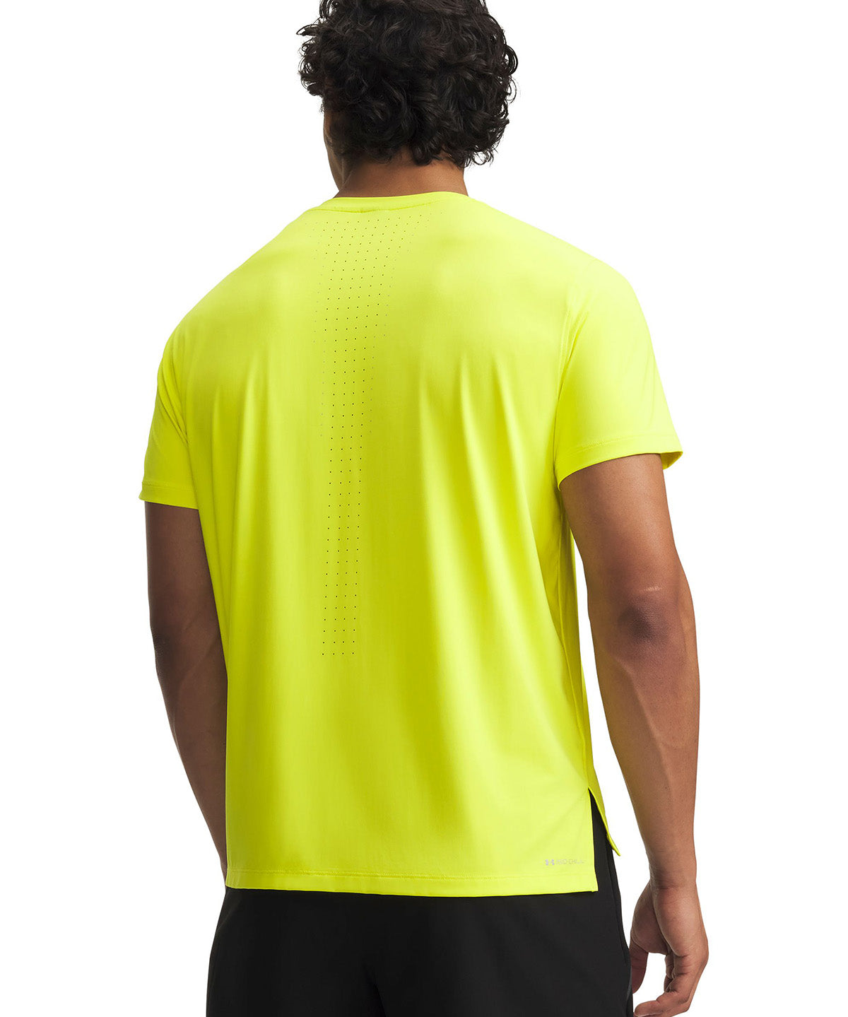 Polera manga corta UA Velociti Pro amarilla para hombre
