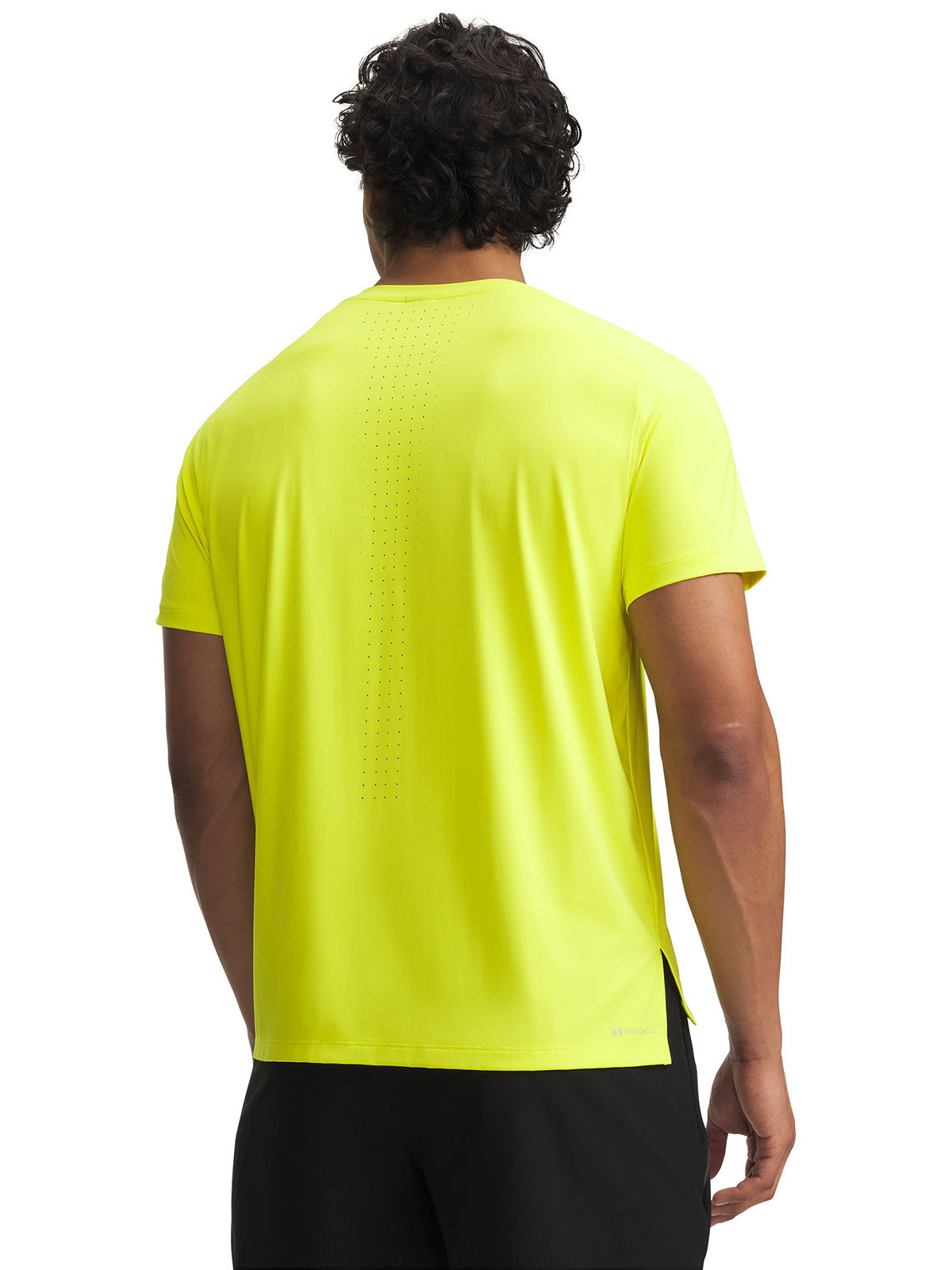 Polera manga corta UA Velociti Pro amarilla para hombre