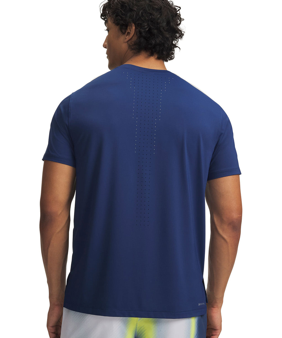 Polera manga corta UA Velociti Pro azul marino para hombre