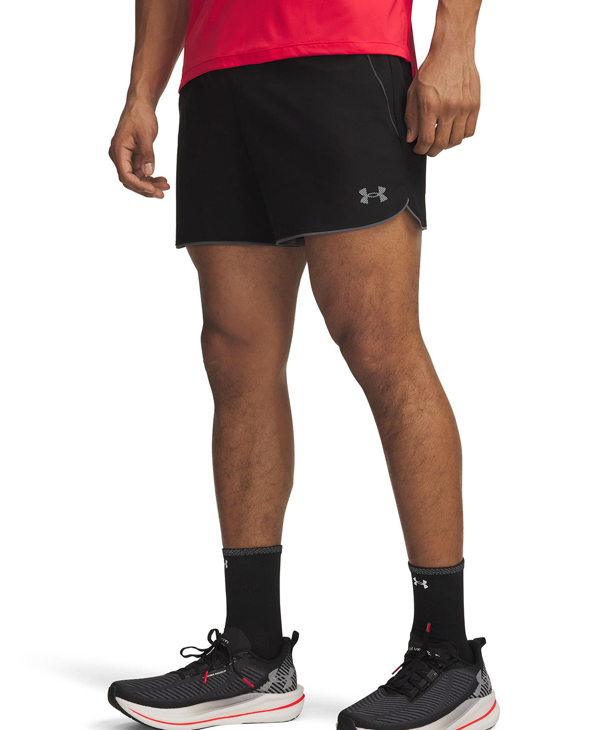 UA Velociti Pro 5" Short negro para hombre