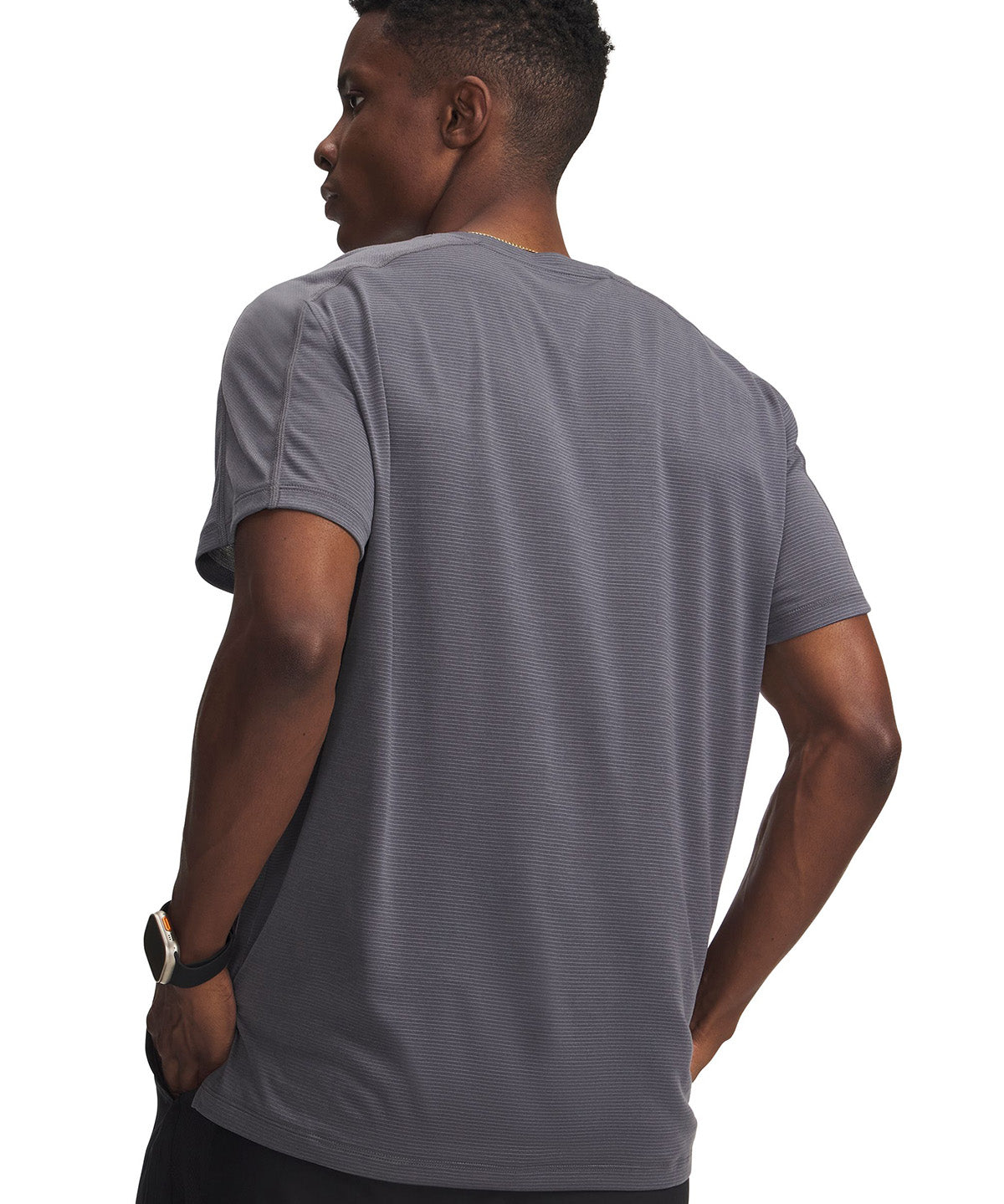 UA Velociti Reflectante SS Polera Manga Corta gris para hombre