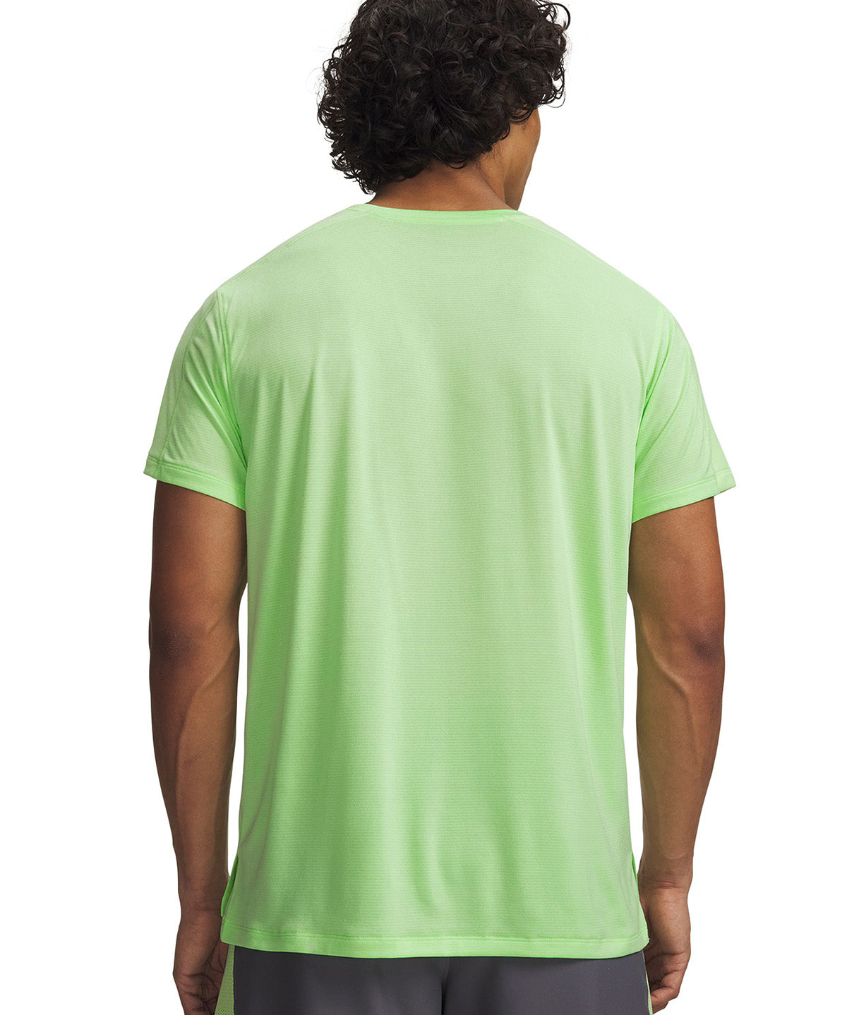 UA Velociti Reflectante SS Polera Manga Corta verde para hombre