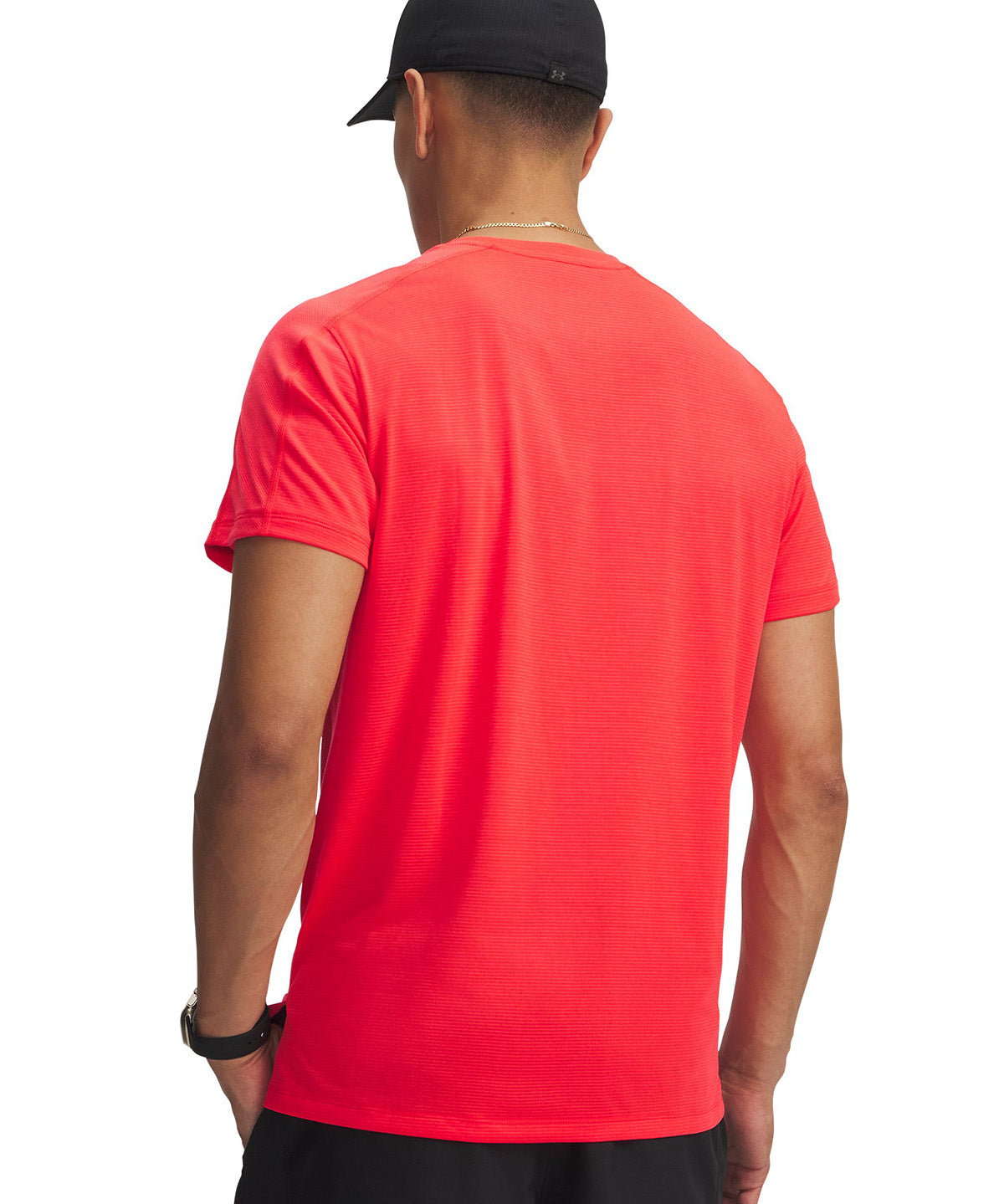 UA Velociti Reflectante SS Polera Manga Corta rojo para hombre