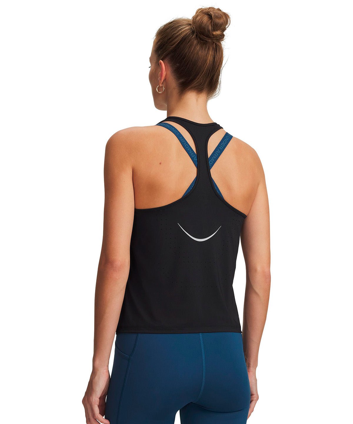 UA Velociti Pro Tank negro para mujer