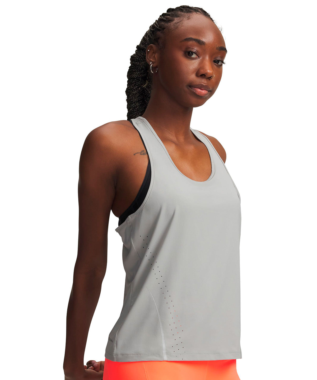 UA Velociti Pro Tank gris para mujer