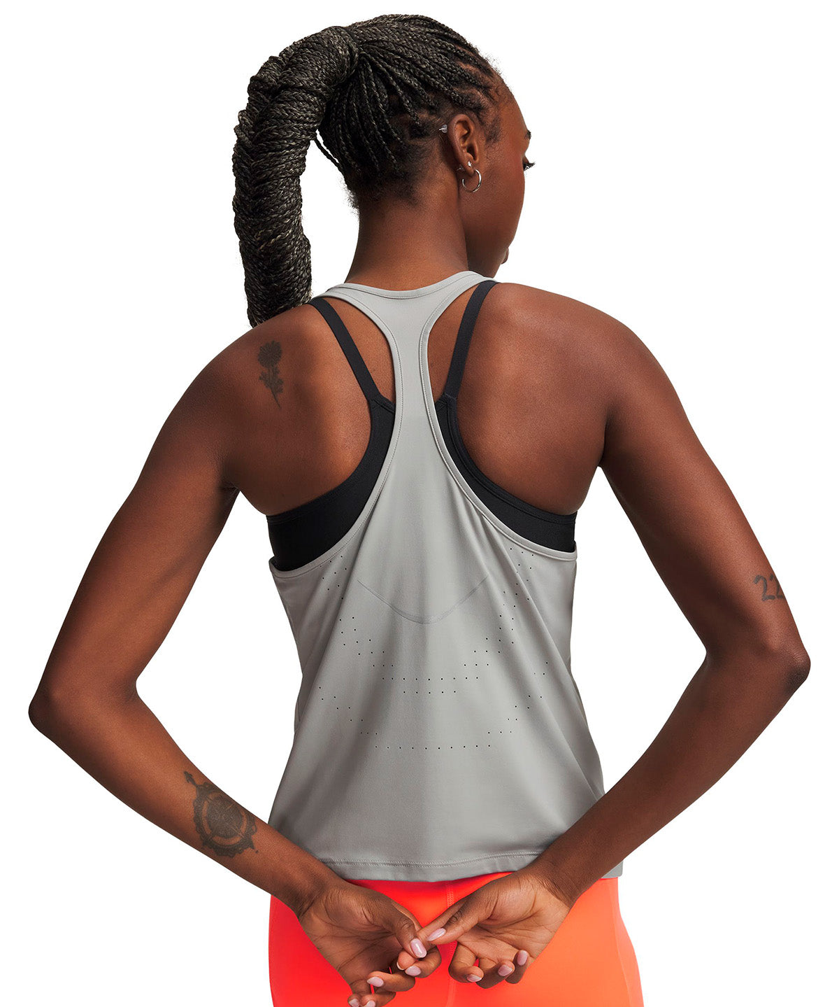 UA Velociti Pro Tank gris para mujer