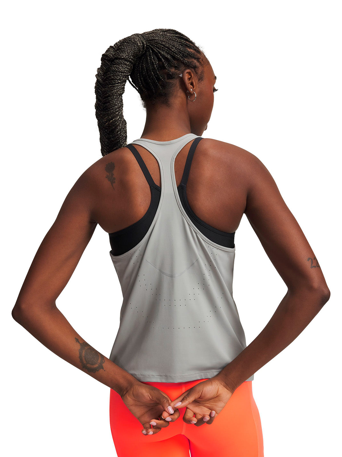 UA Velociti Pro Tank gris para mujer