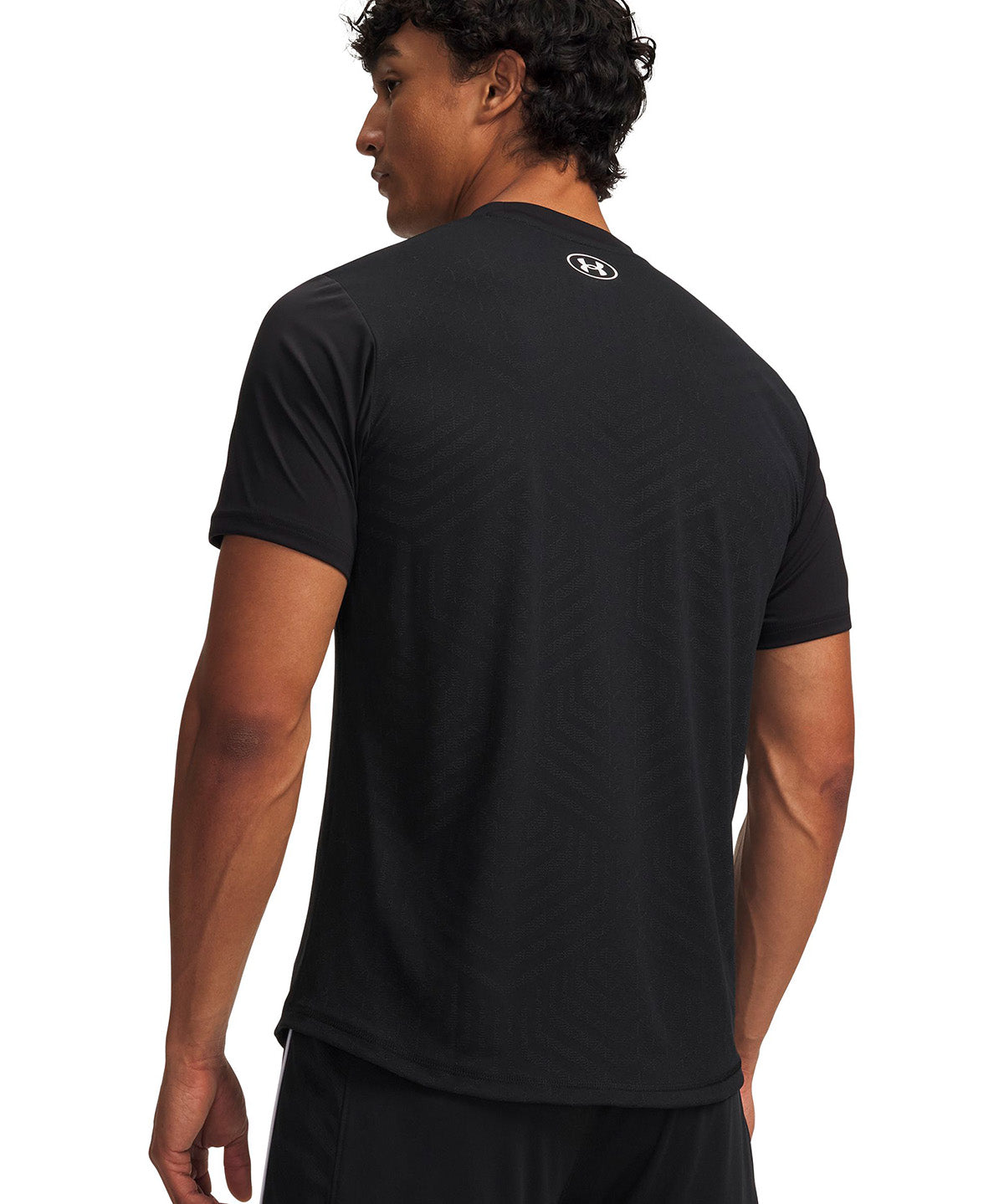 Polera manga corta UA Challenger Pro negro para hombre