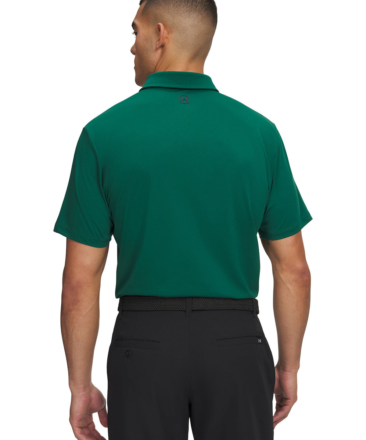 Polera manga corta UA ArmourDry verde para hombre