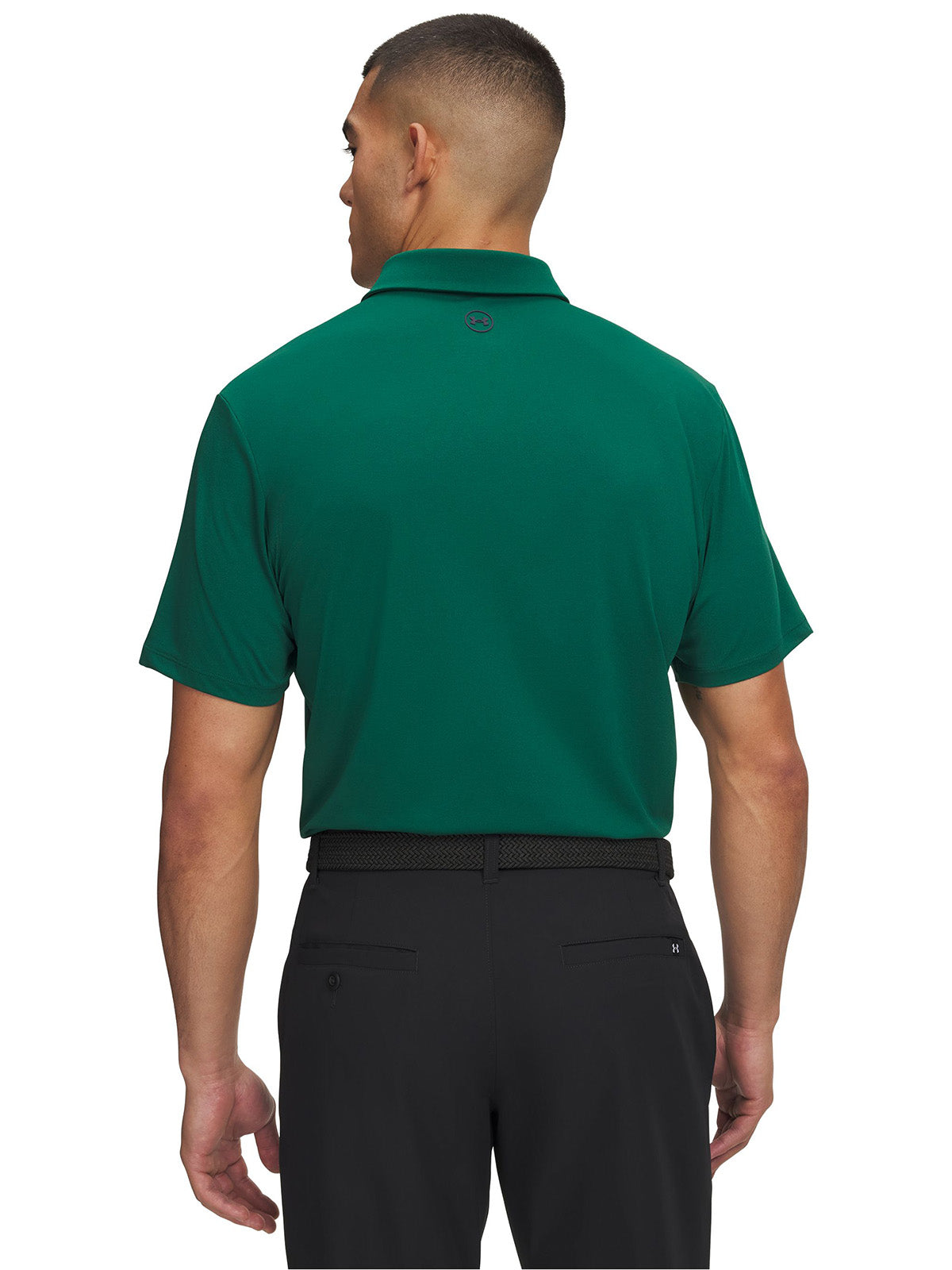 Polera manga corta UA ArmourDry verde para hombre