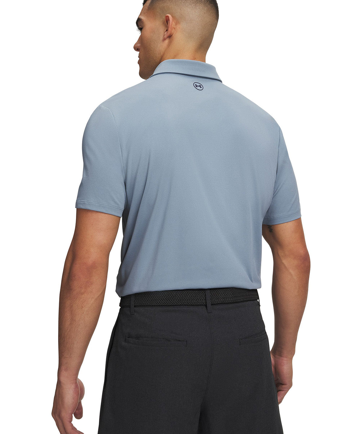 Polera manga corta UA ArmourDry azul para hombre