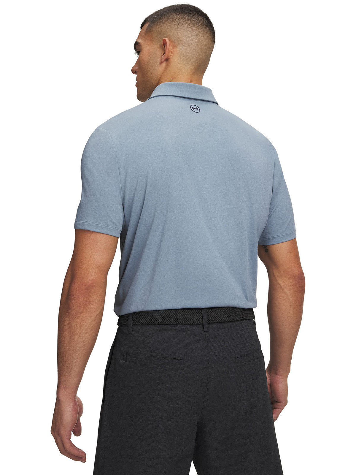 Polera manga corta UA ArmourDry azul para hombre