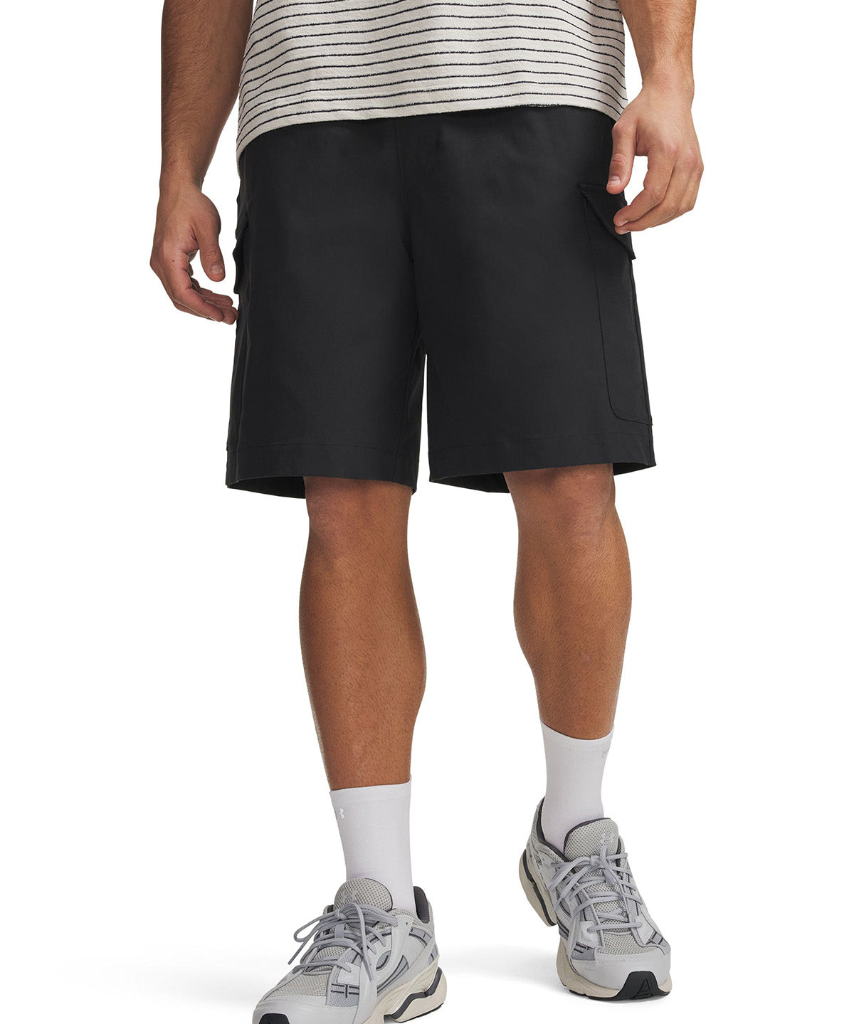 UA Icon Woven Cargo Short negro para hombre