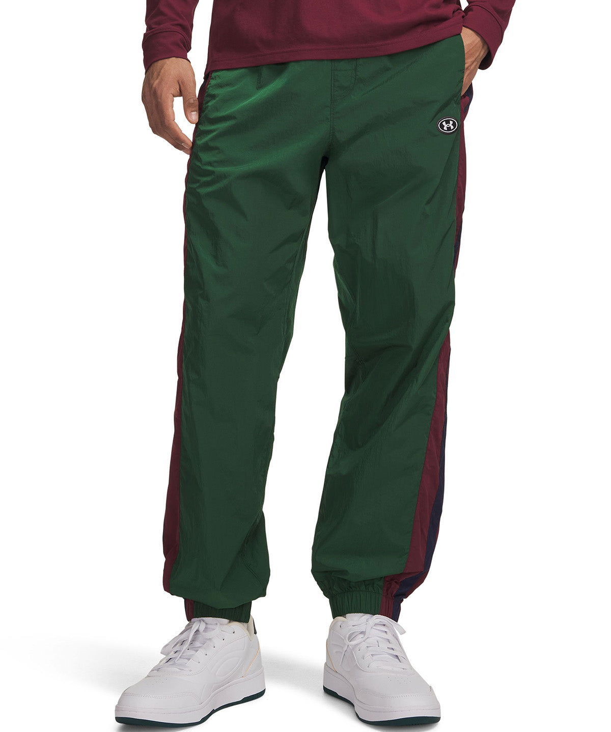 Jogger UA Icon Woven Track verde para hombre