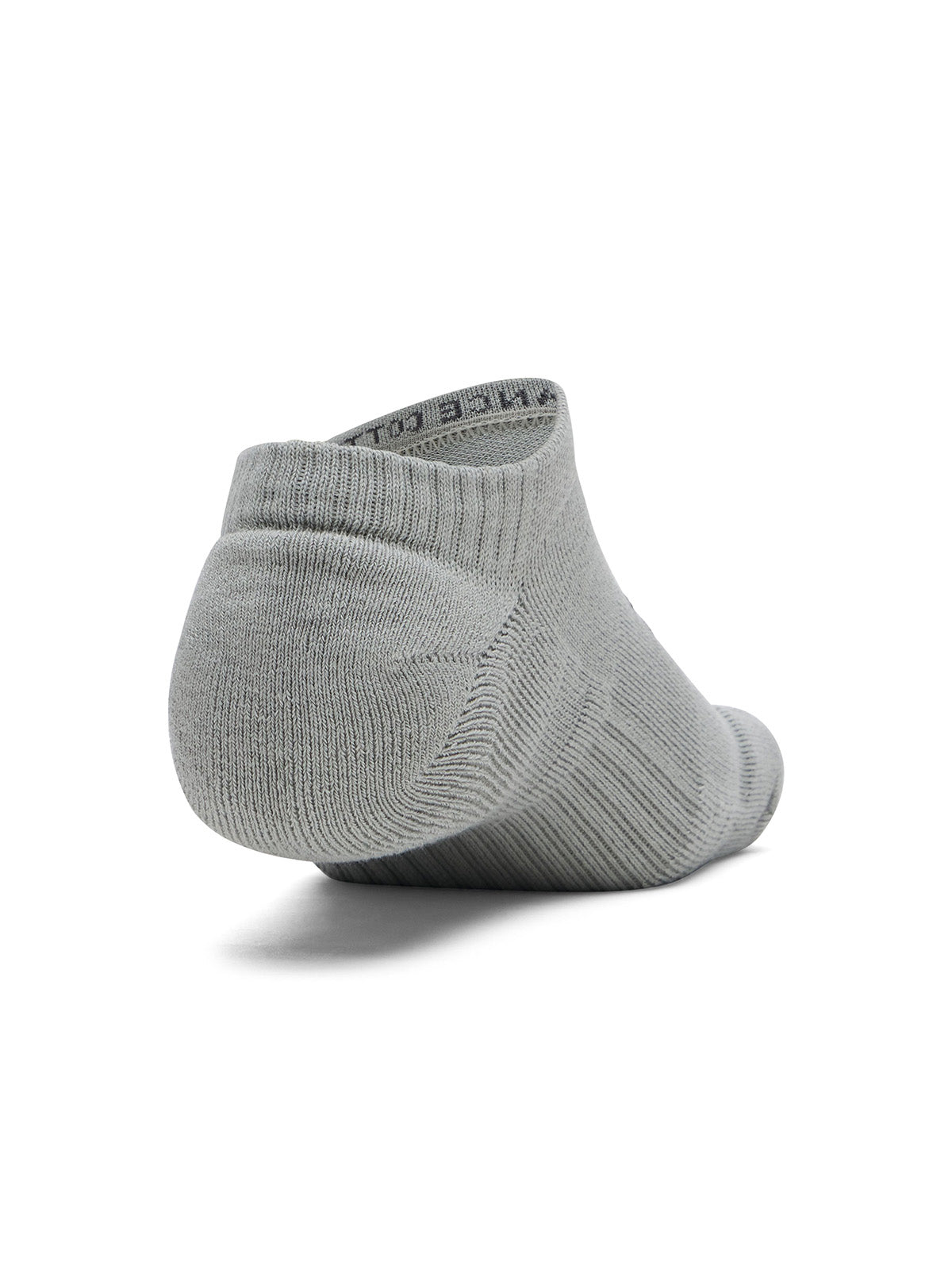UA Performance Algodón 3-Pack Calcetín gris unisex