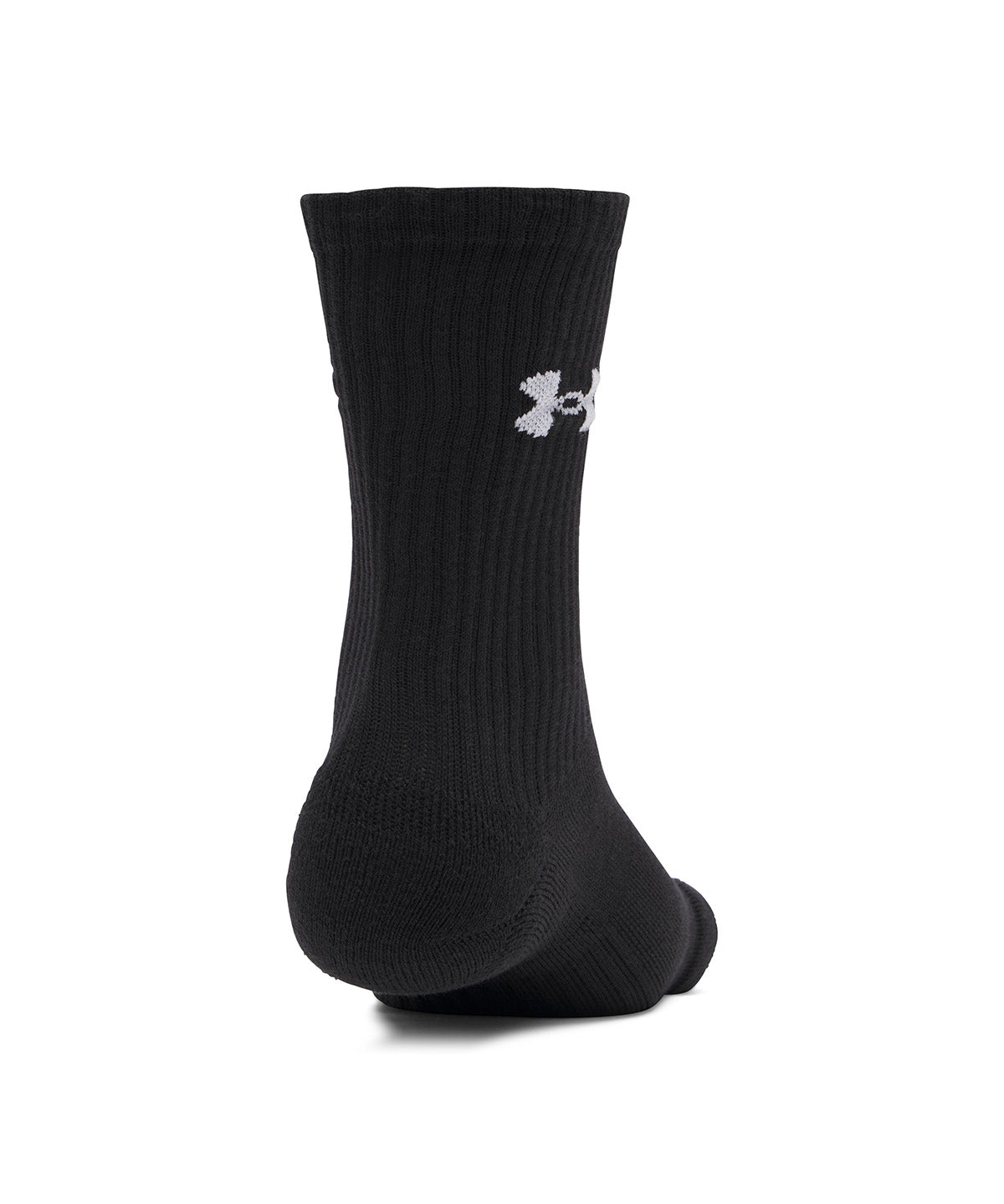 UA Performance Algodón 3-Pack Calcetín negro unisex