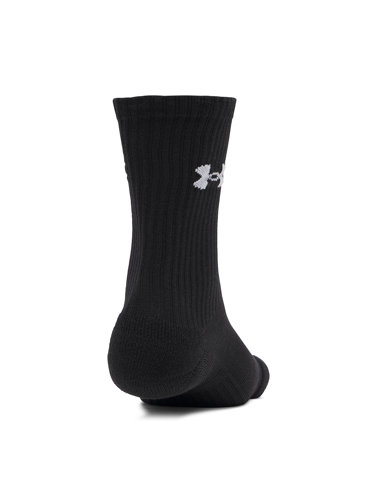 UA Performance Algodón 3-Pack Calcetín negro unisex