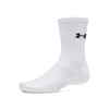 UA Performance Algodón 3-Pack Calcetín blanco unisex