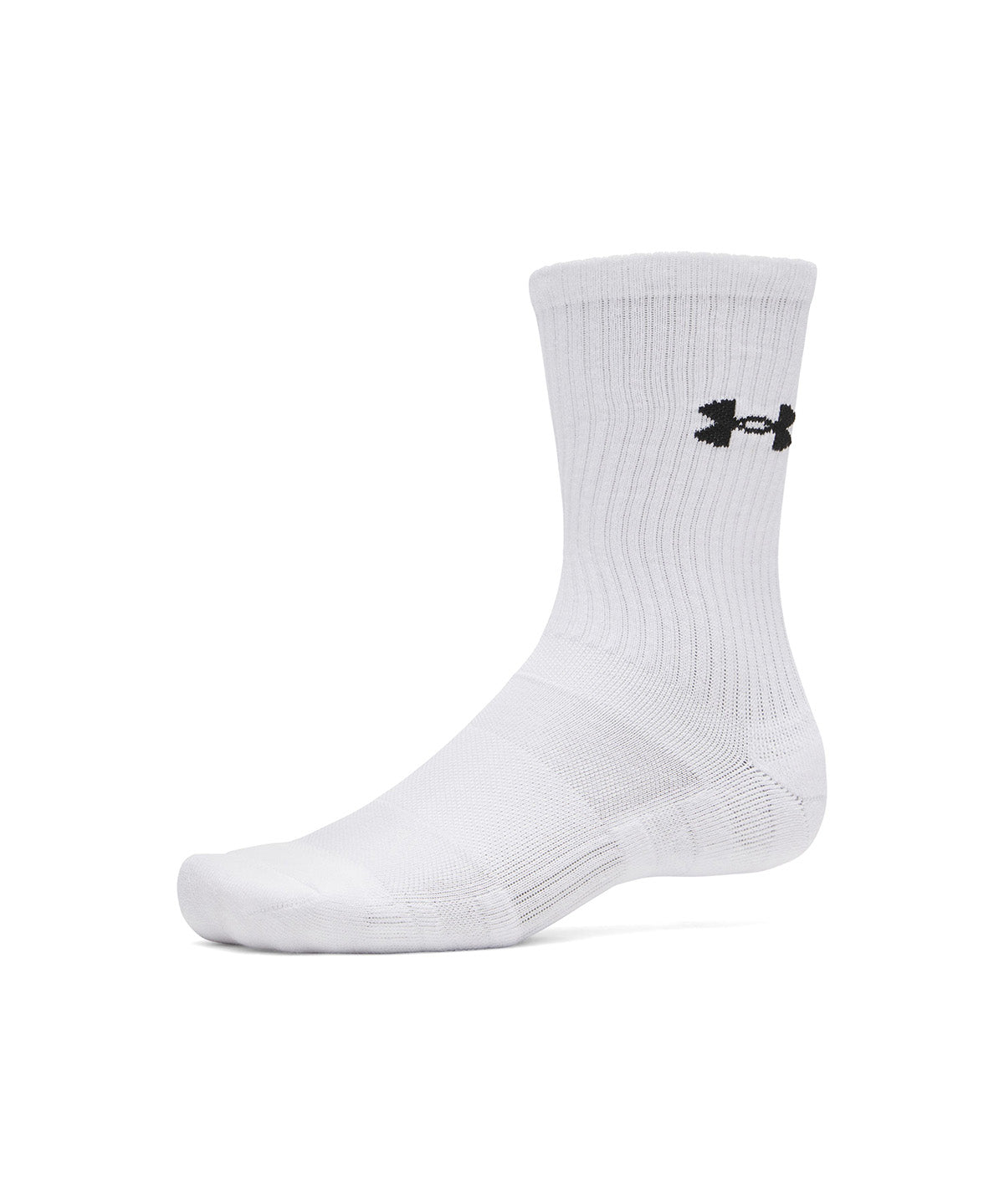 UA Performance Algodón 3-Pack Calcetín blanco unisex