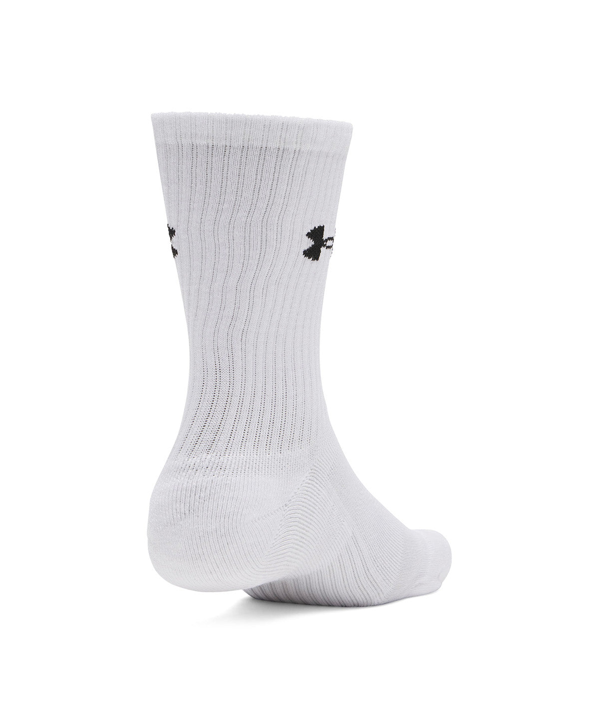 UA Performance Algodón 3-Pack Calcetín blanco unisex