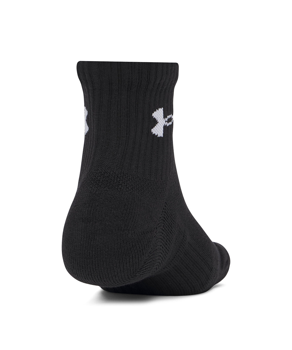 UA Performance Algodón 3-Pack Calcetín negro unisex