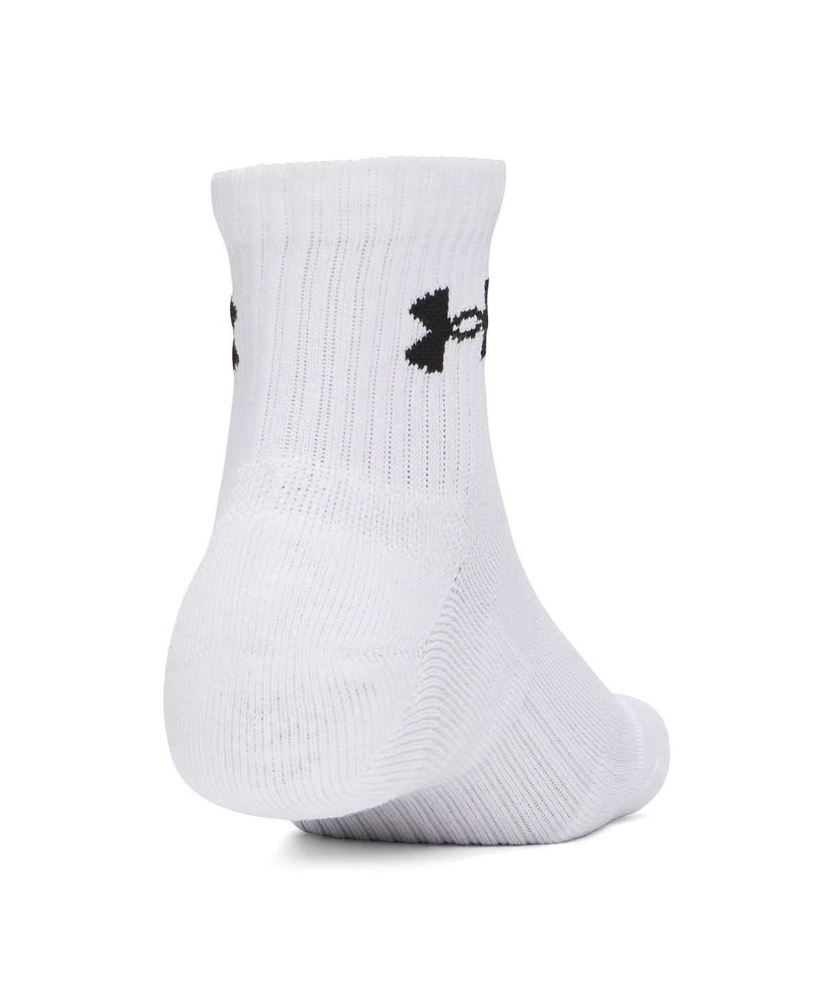 UA Performance Algodón 3-Pack Calcetín blanco unisex