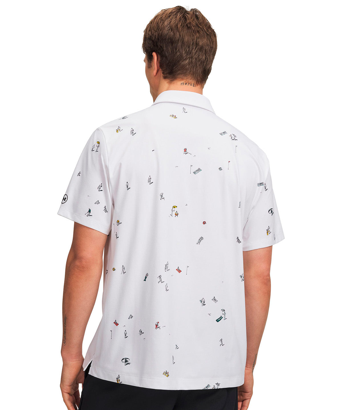 UA ArmourDry Printed blanco para hombre