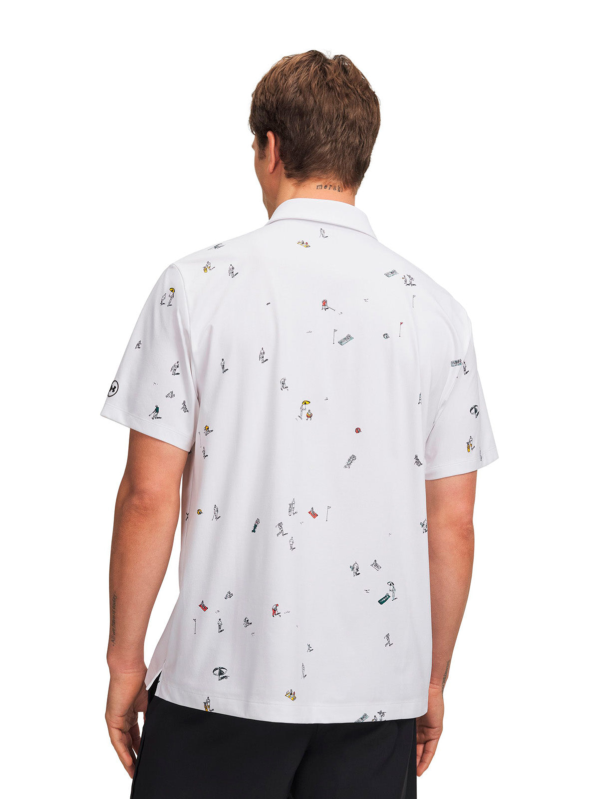 UA ArmourDry Printed blanco para hombre