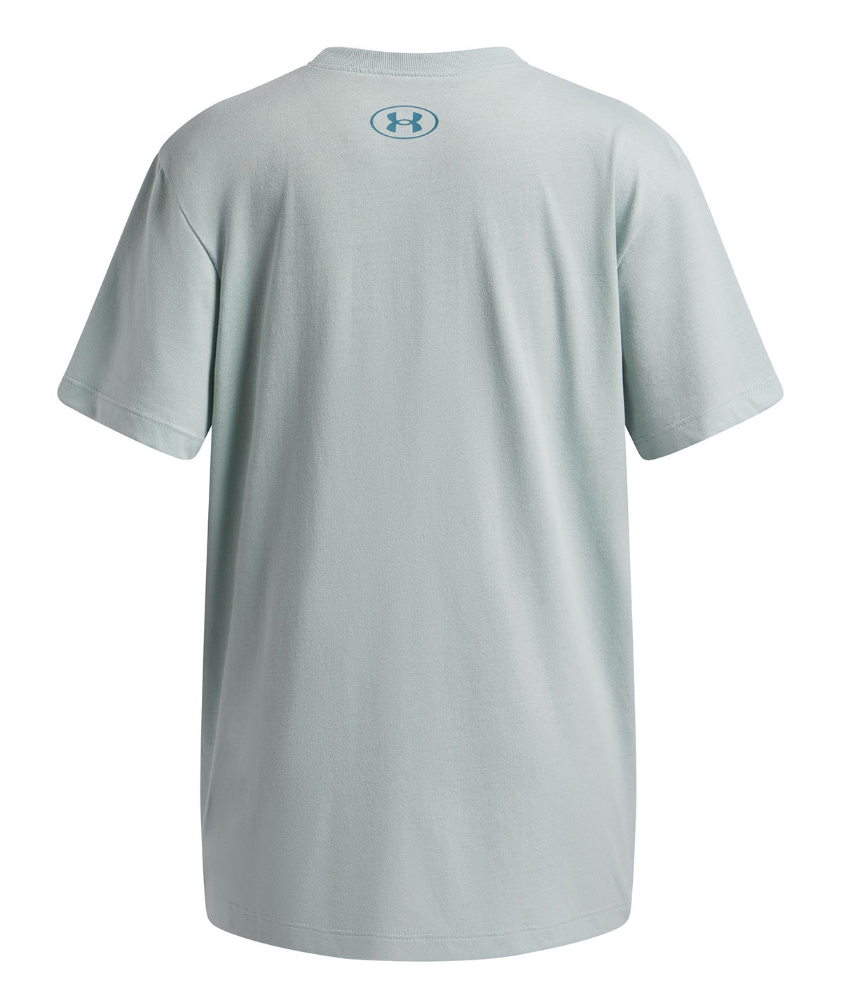 UA G Block Logo OS SS Polera Manga Corta azul para niña