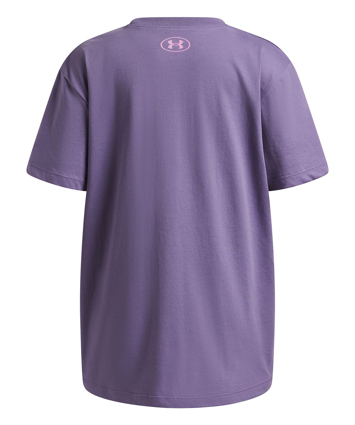 UA G Block Logo OS SS Polera Manga Corta morado para niña