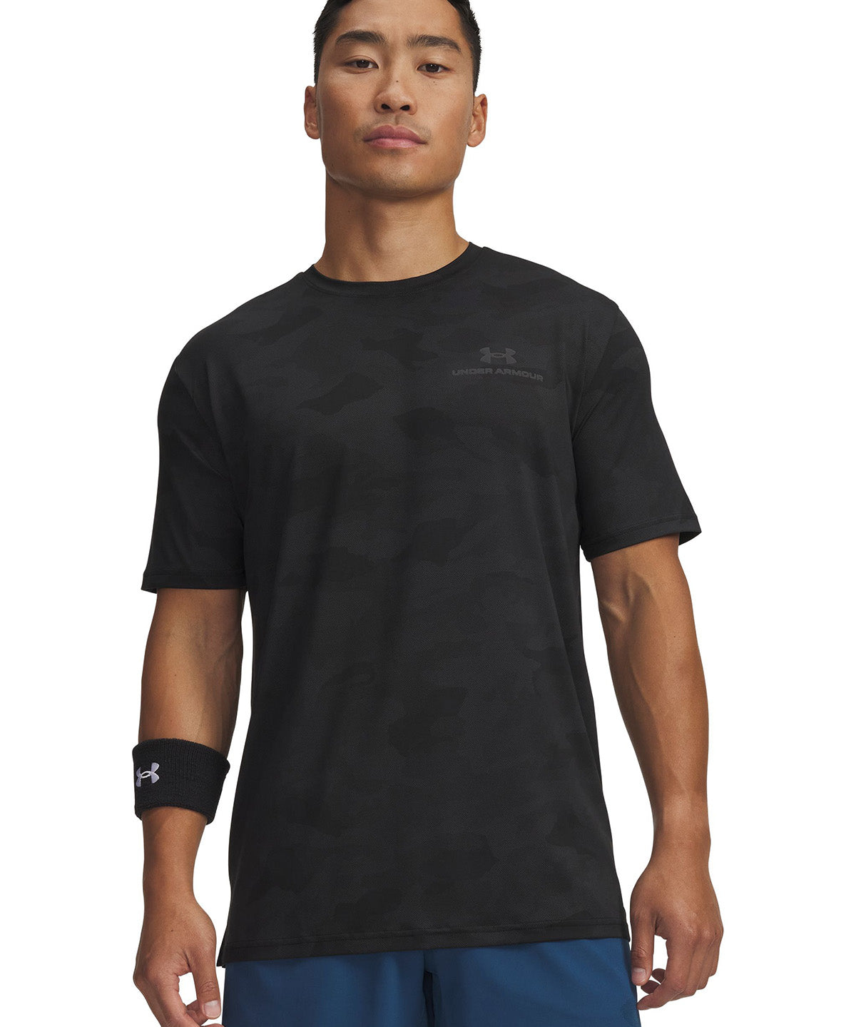 UA Vanish Energy Printed Polera manga corta negro para hombre