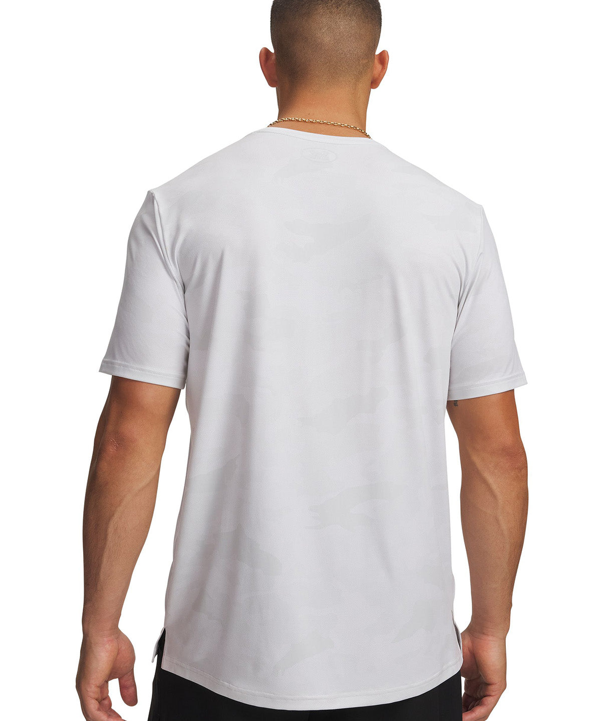 UA Vanish Energy Printed Polera manga corta gris para hombre