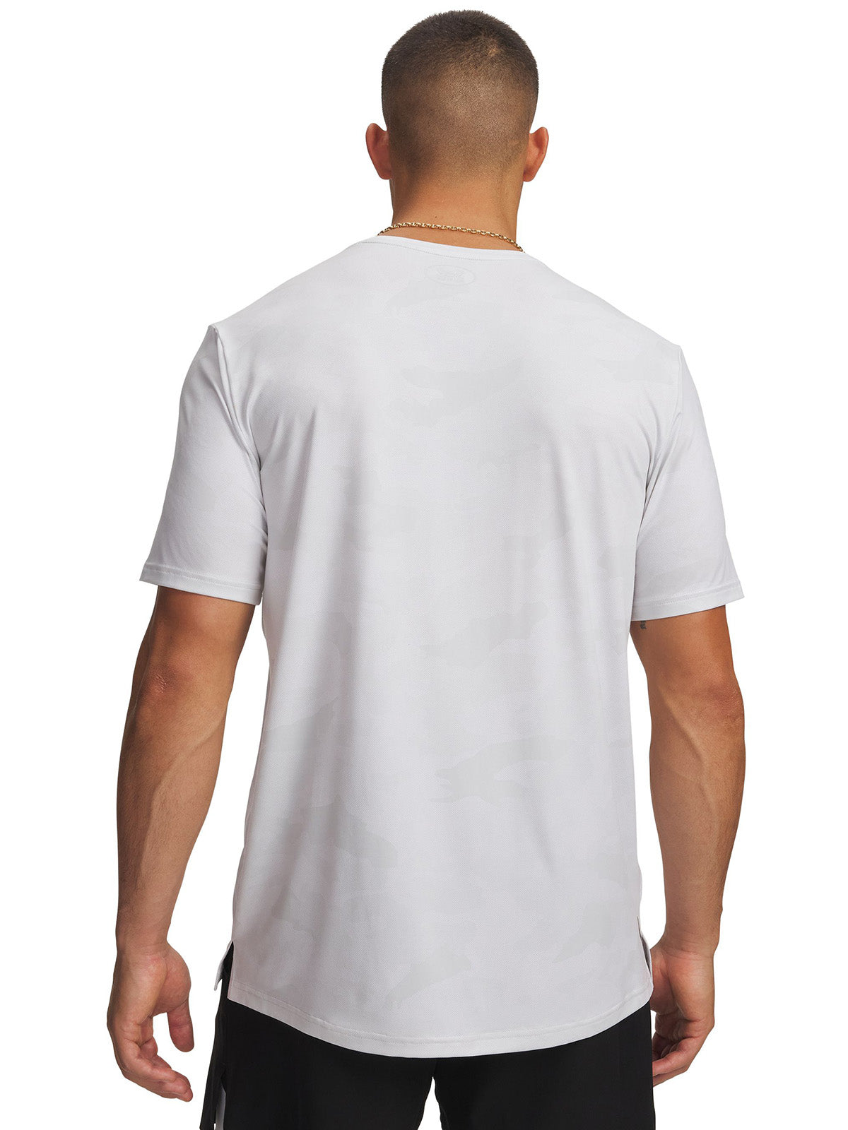 UA Vanish Energy Printed Polera manga corta gris para hombre
