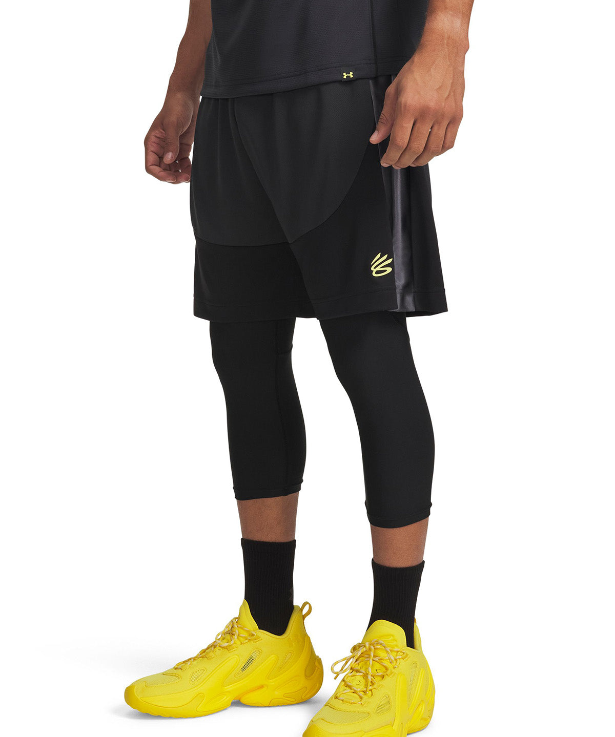 UA Curry Splash Short gris para hombre