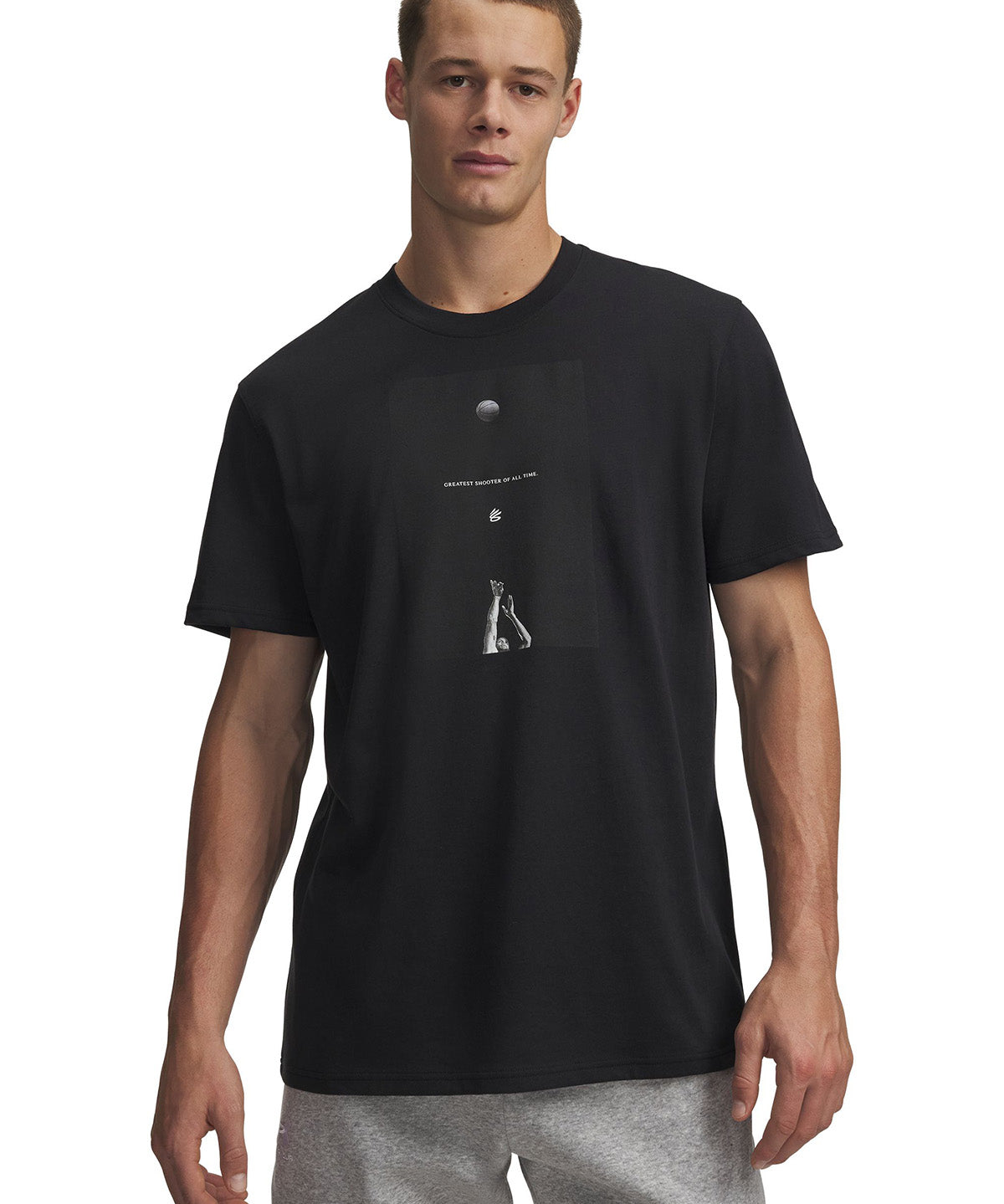 UA Curry Greatest Shooter Polera Manga Corta negro para hombre