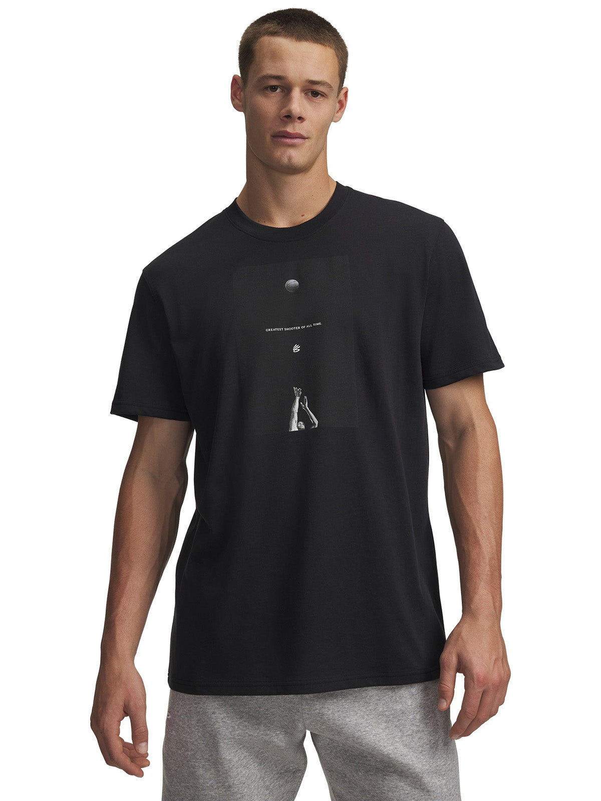 UA Curry Greatest Shooter Polera Manga Corta negro para hombre