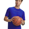 UA Curry Night Night Polera Manga Corta azul para hombre
