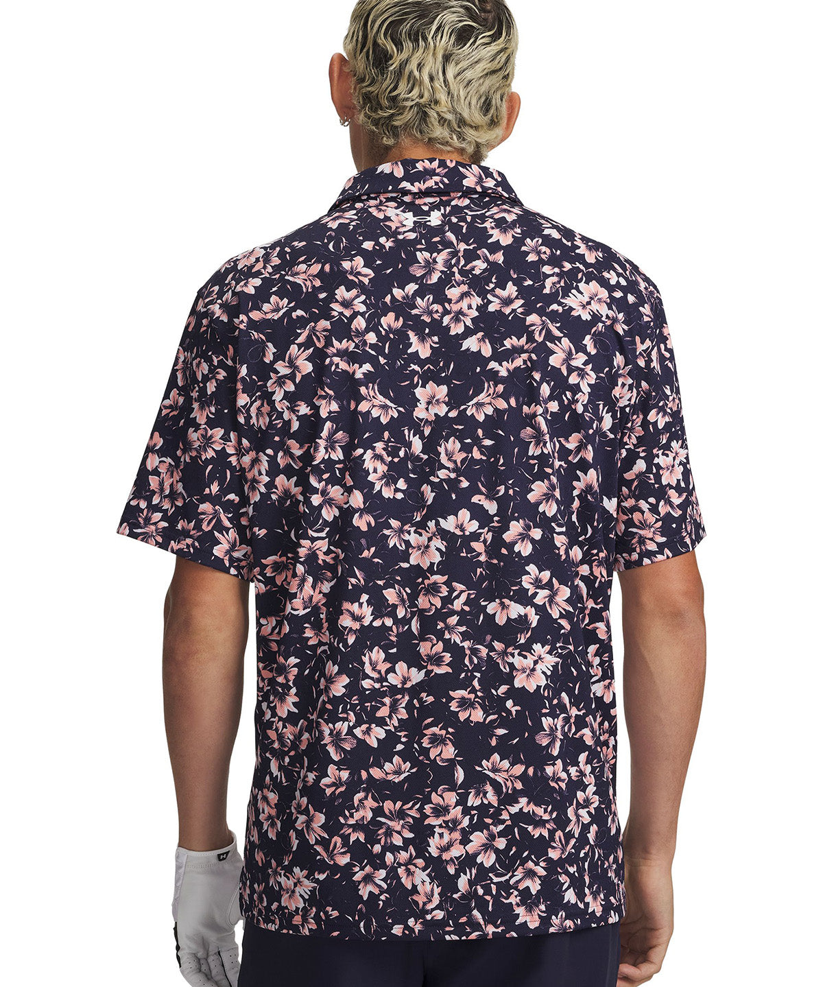 UA Matchplay Printed Polo Polera Manga Corta azul para hombre