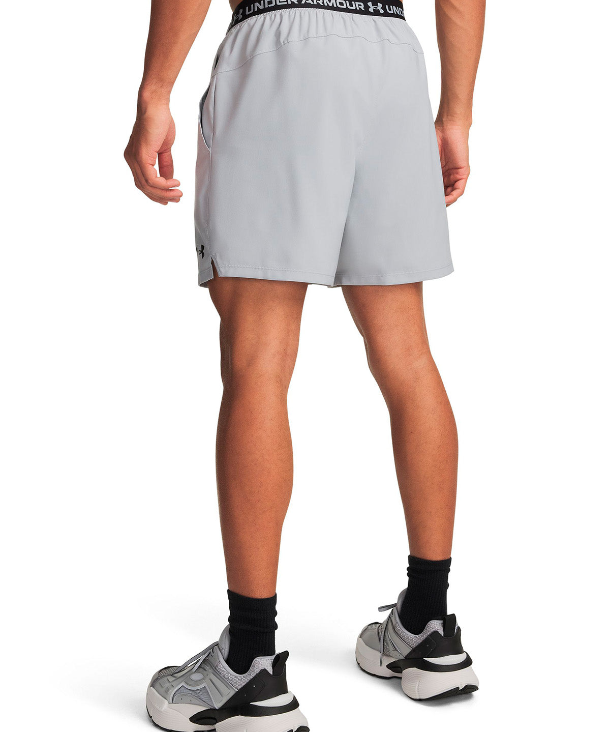Short UA Vanish Woven 2.0 6" gris para hombre