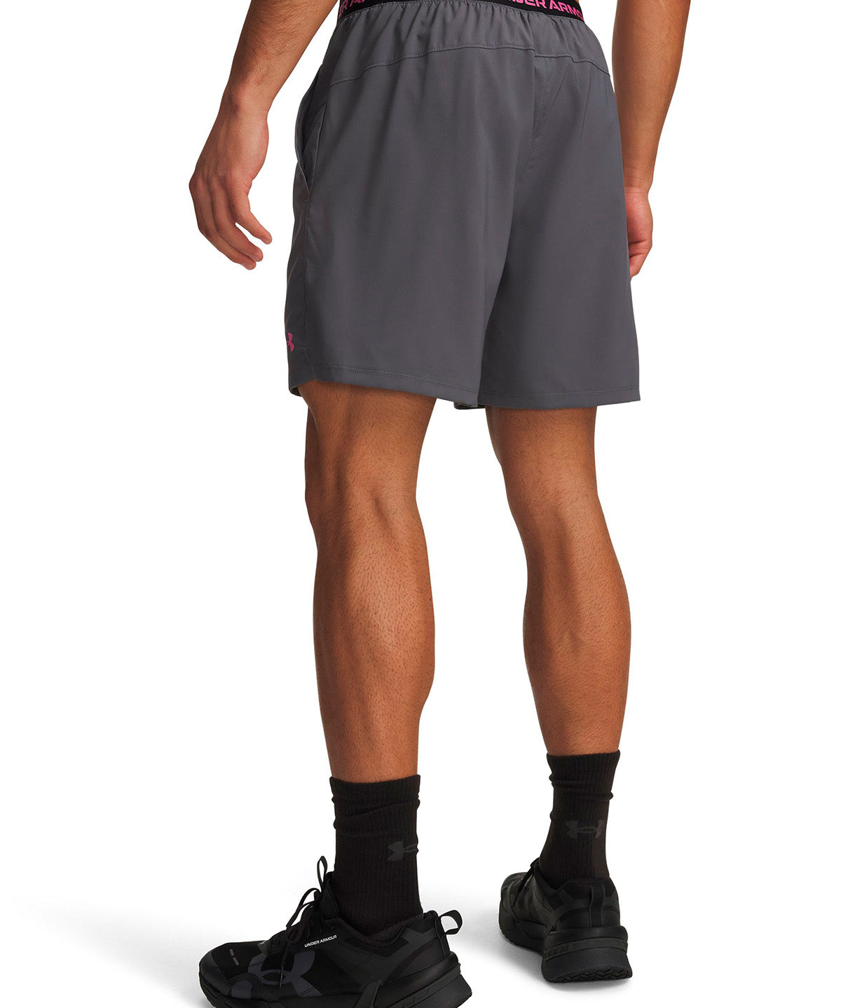 Short UA Vanish Woven 2.0 6" gris para hombre