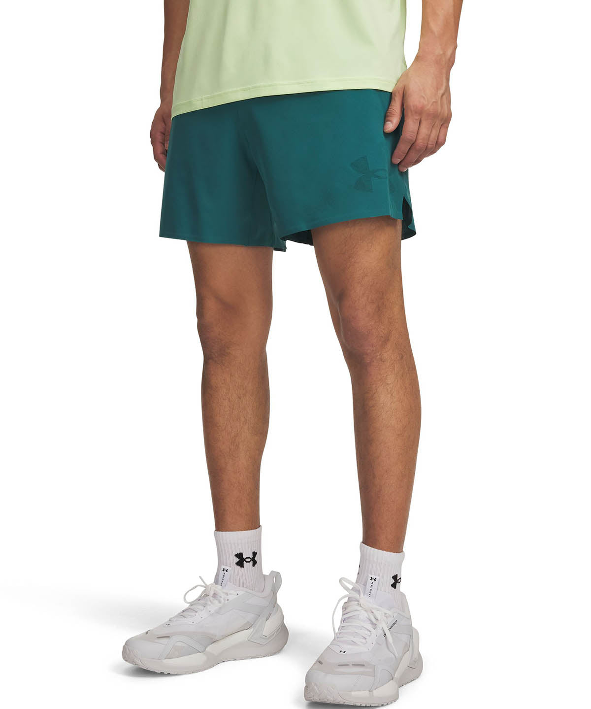 UA Vanish Elite 6" Shorts verde para hombre