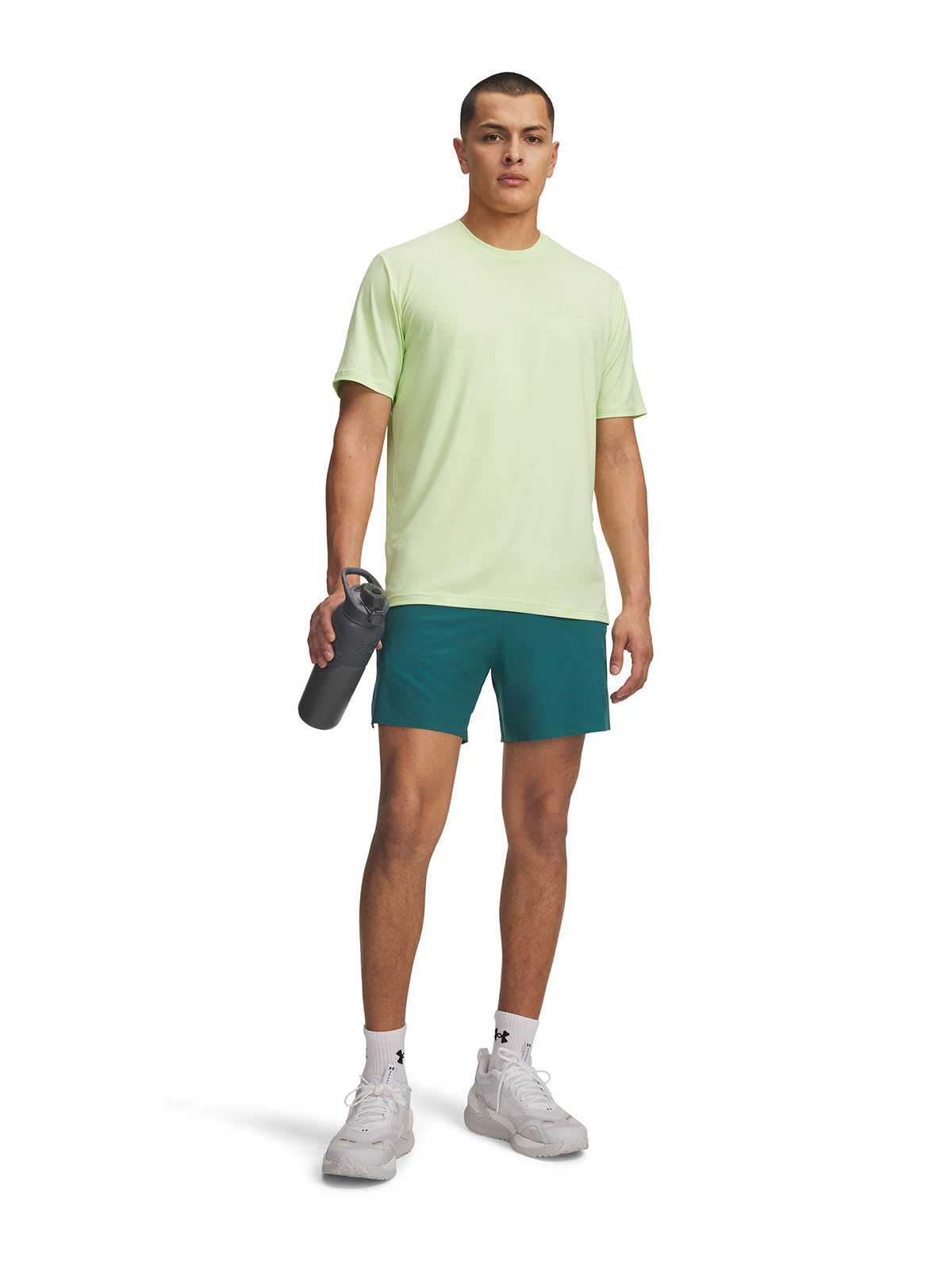 UA Vanish Elite 6" Shorts verde para hombre