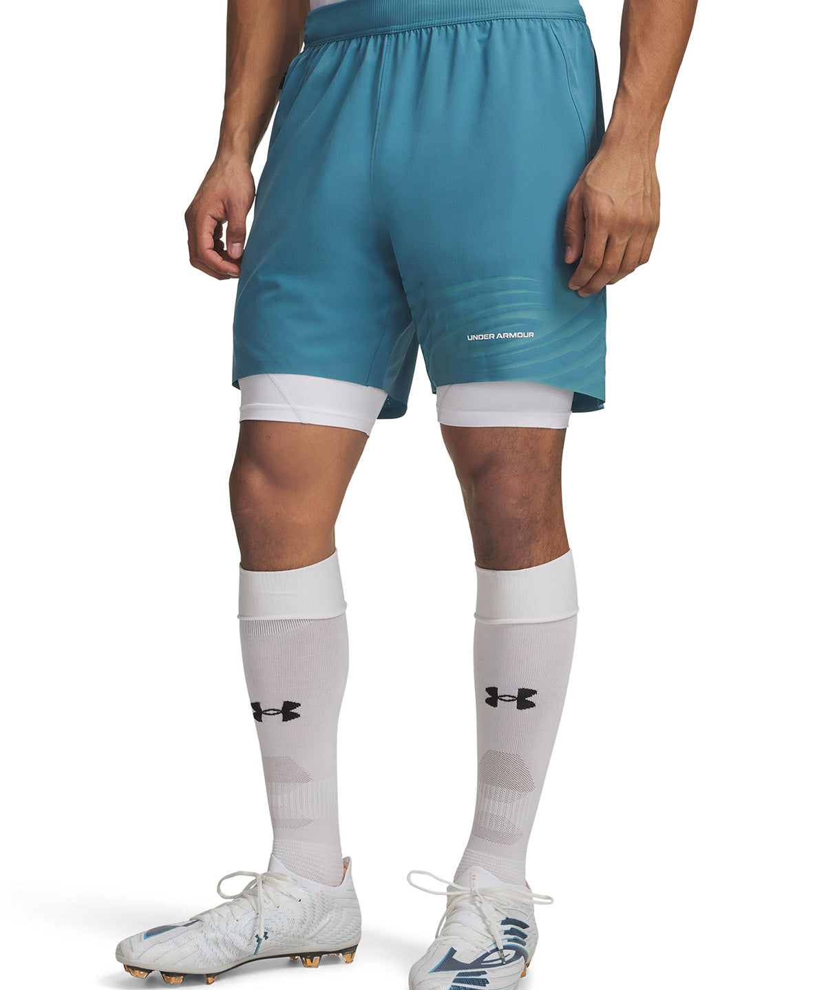 UA Challenger Elite Short azul para hombre