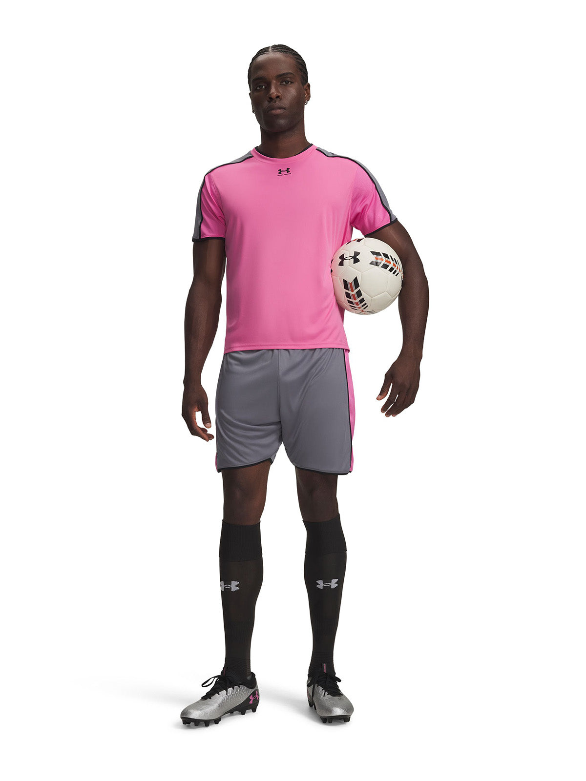 Short UA Challenger Train gris para hombre