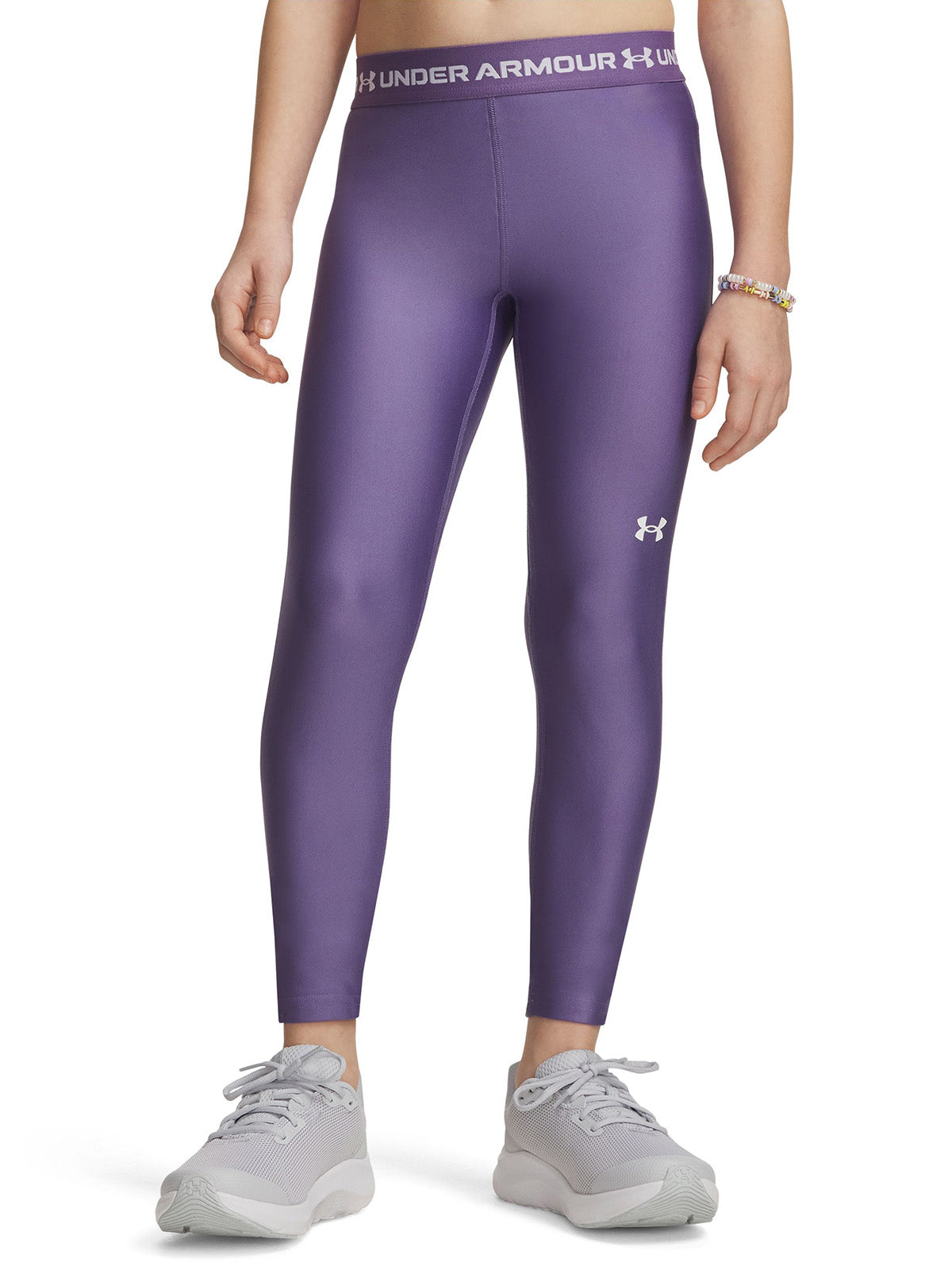 UA HeatGear Legging Calza morado para niña