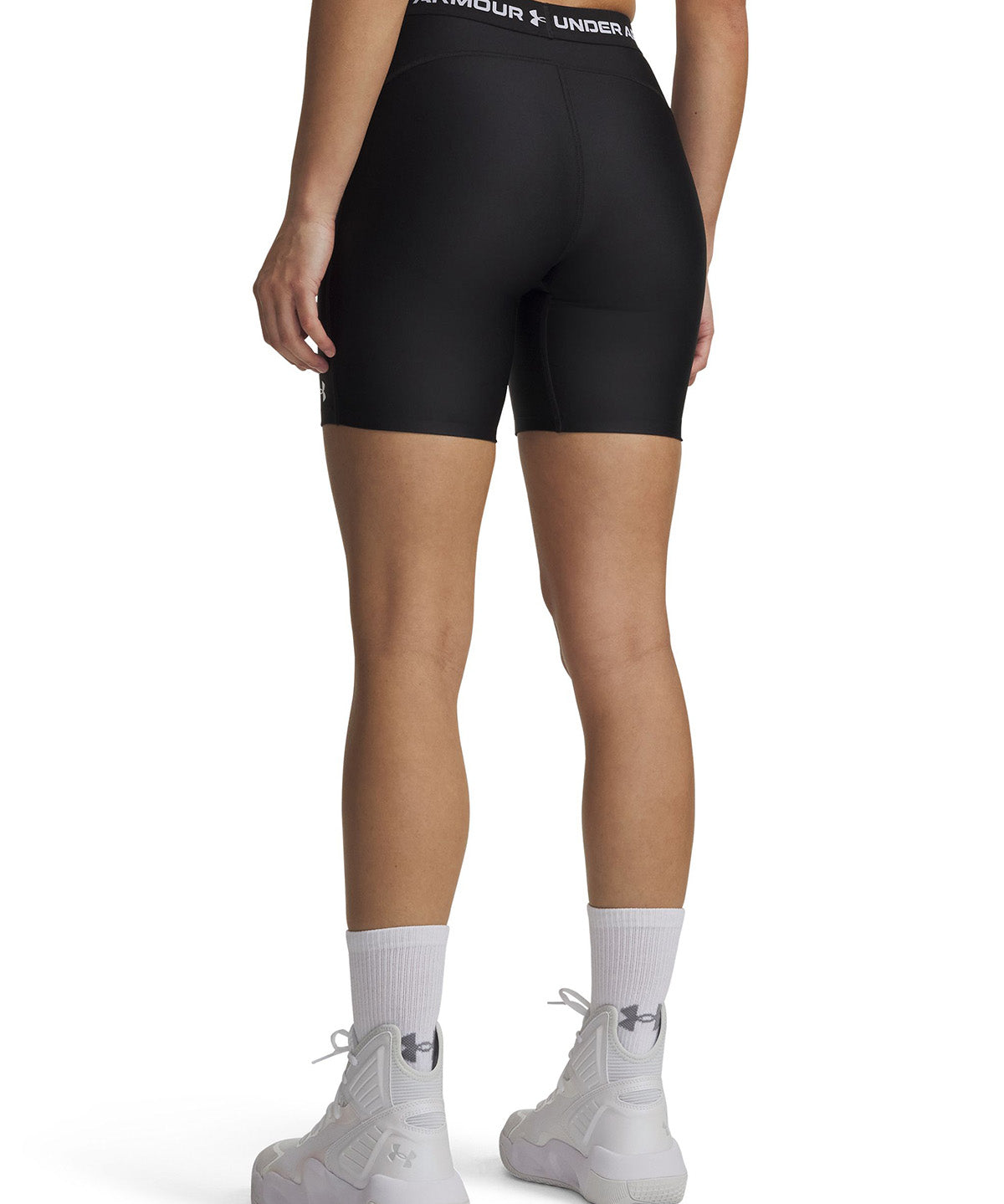 UA HeatGear 7" Calza negro para mujer